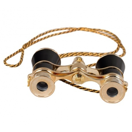 Бинокль театральный Kromatech БТ 3x25, с цепочкой (черный) - фото 2