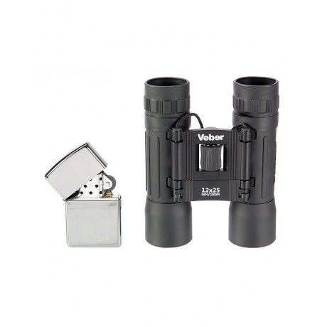 Бинокль VEBER БН 12*25 черн.Veber Sport - фото 2