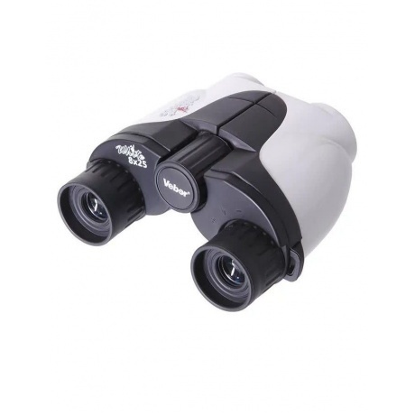 Бинокль Veber White Night 8x25 белый/черный - фото 2