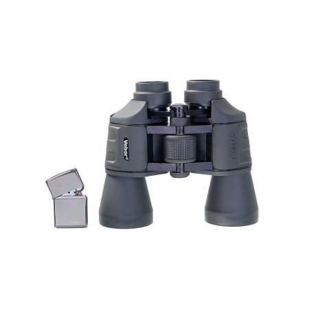 Бинокль Veber Classic БПШЦ 10x50 VRWA широкоугольный, серый - фото 2