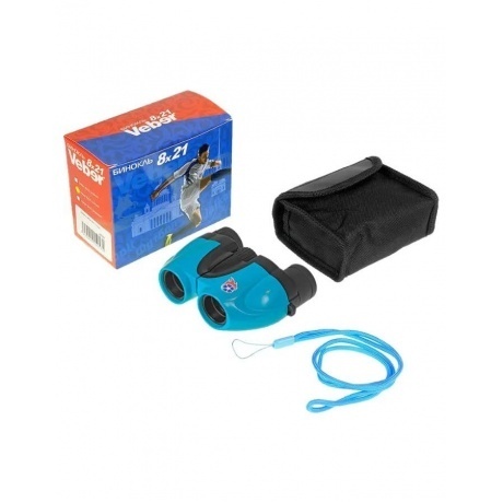 Бинокль Veber 8х21 (Бирюза) - фото 6