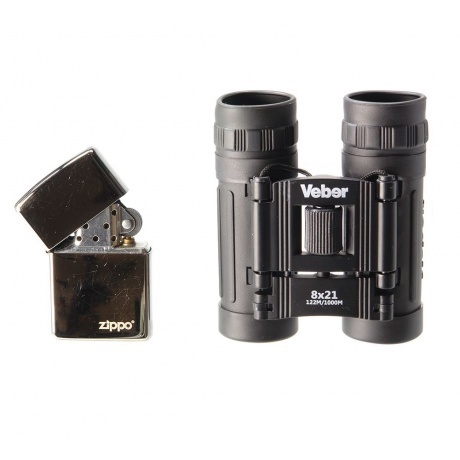 Бинокль БН 8*21 черн.Veber Sport - фото 2