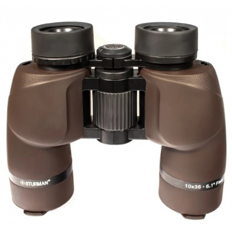 Бинокль STURMAN 10x36, коричневый - фото 2