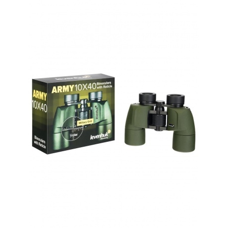 Бинокль Levenhuk Army 10x40 с сеткой - фото 5