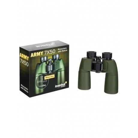 Бинокль Levenhuk Army 7x50 с сеткой - фото 5