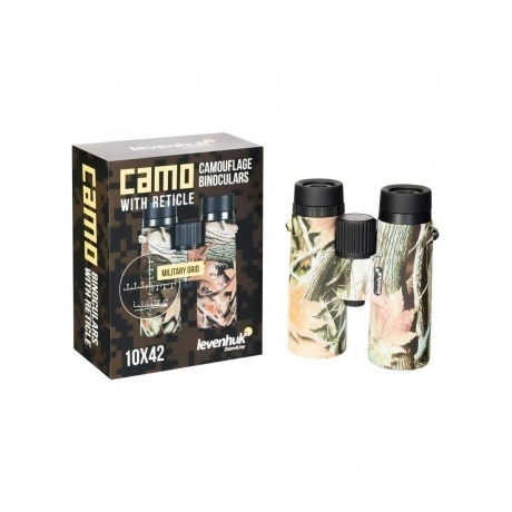 Бинокль Levenhuk Camo Rind 10x42 с сеткой - фото 10