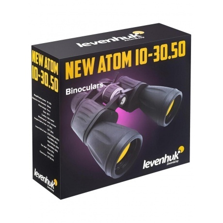 Бинокль Levenhuk New Atom 10–30x50 - фото 13