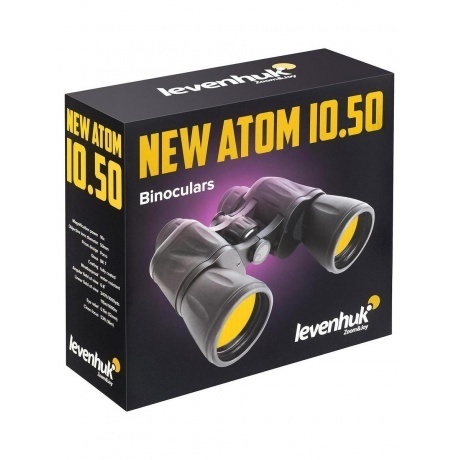 Бинокль Levenhuk New Atom 10x50 - фото 13