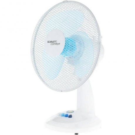 Вентилятор настольный Scarlett SC-DF111S07 белый - фото 2