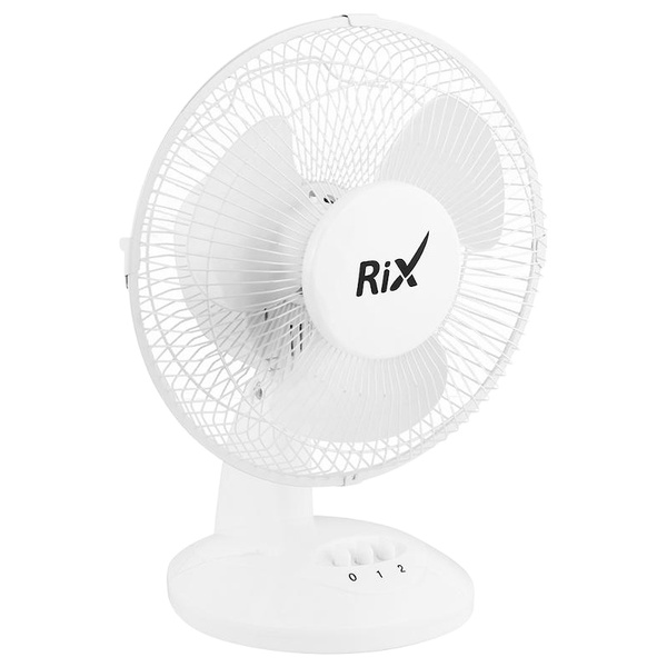 Вентилятор настольный Rix RDF-2200W вентилятор бытовой настольный rix rdf 1500wb black прищепка и основание цвет черный 15вт