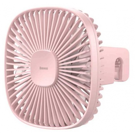 Вентилятор портативный Baseus Natural Wind Magnetic Rear Seat Fan (CXZR-04) Pink - фото 5