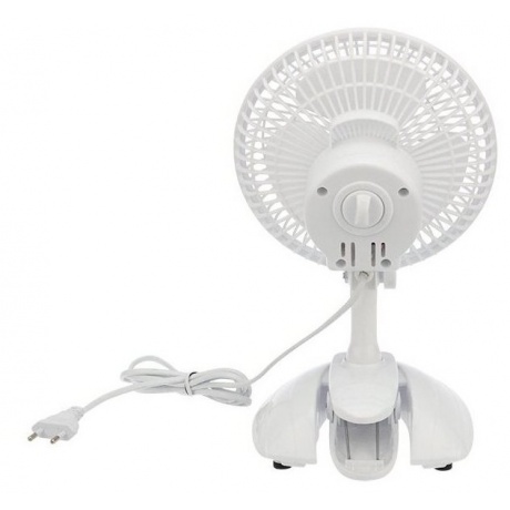 Вентилятор настольный Dux DX-614 белый - фото 2