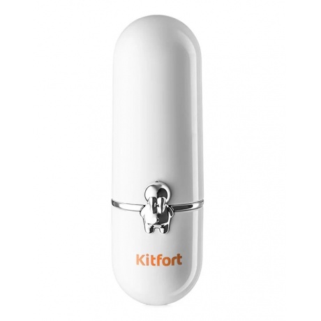 Беспроводной мини-вентилятор Kitfor КТ-405-3 бело-оранжевый - фото 3