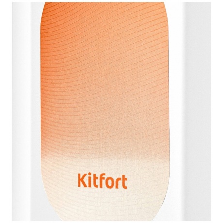 Беспроводной мини-вентилятор Kitfor КТ-406-3 бело-оранжевый - фото 4