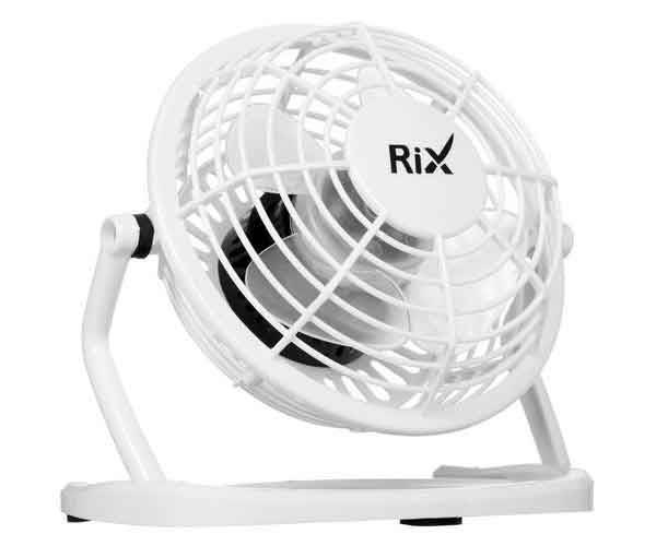 Вентилятор настольный Rix RDF-1500USB White - фото 1