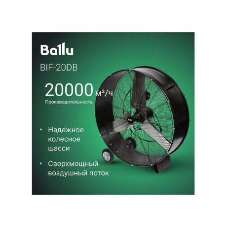 Вентилятор промышленный Ballu BIF-20DB - фото 7