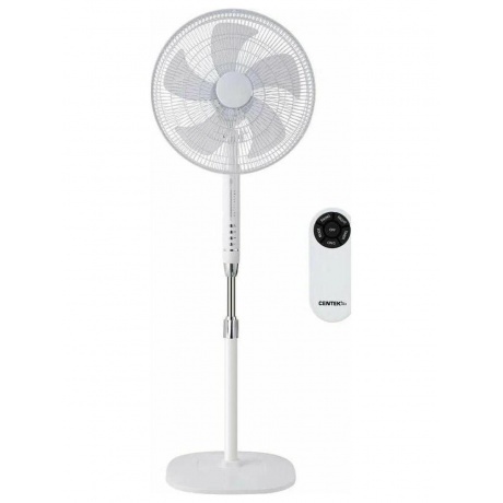 

Вентилятор напольный Centek CT-5023 65Вт скоростей:4 ПДУ белый