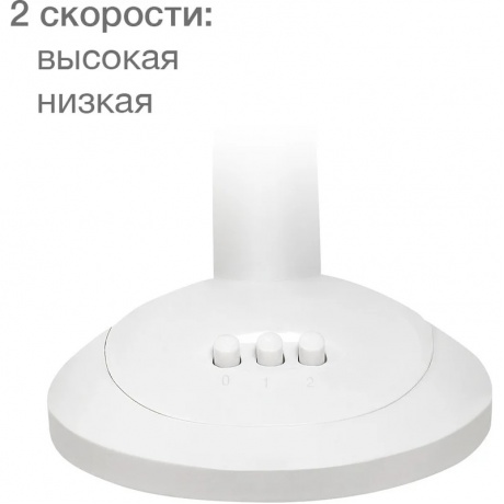 Вентилятор настольный Blackton Bt F1117 Белый - фото 5