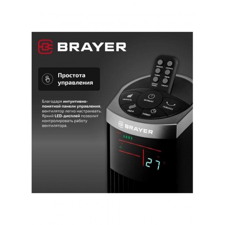 Вентилятор BRAYER BR4975 - фото 4