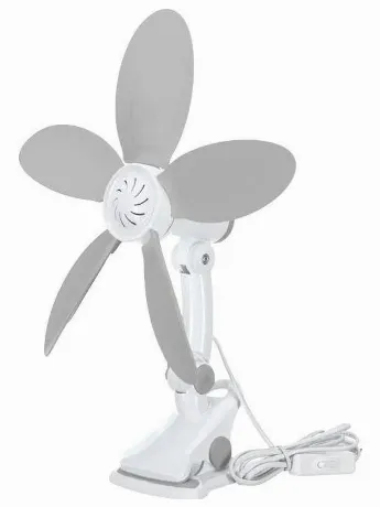 Вентилятор настольный DUX DX-07 7 Вт, белый/серый