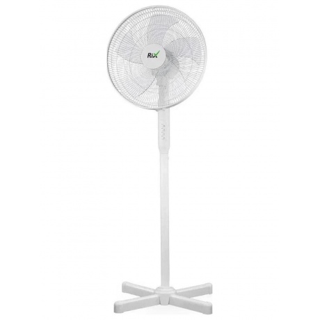 

Вентилятор бытовой напольный Rix RSF-4500L, 45Вт, удлиненное крестообразное основание, цвет белый