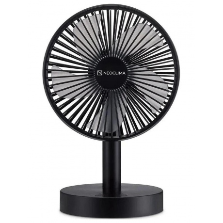 

Вентилятор бытовой настольный Neoclima RDF-600, цвет черный, 6Вт