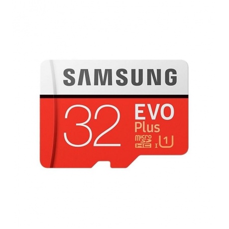 Карта памяти Samsung MicroSDHC 32GB Class10 UHS-I U1 EVO Plus v2 + Адаптер (MB-MC32GA/RU) - фото 1