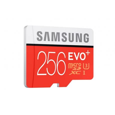 Карта памяти Samsung MicroSDHC EVO+ V2 256Gb+SD adapter - фото 3