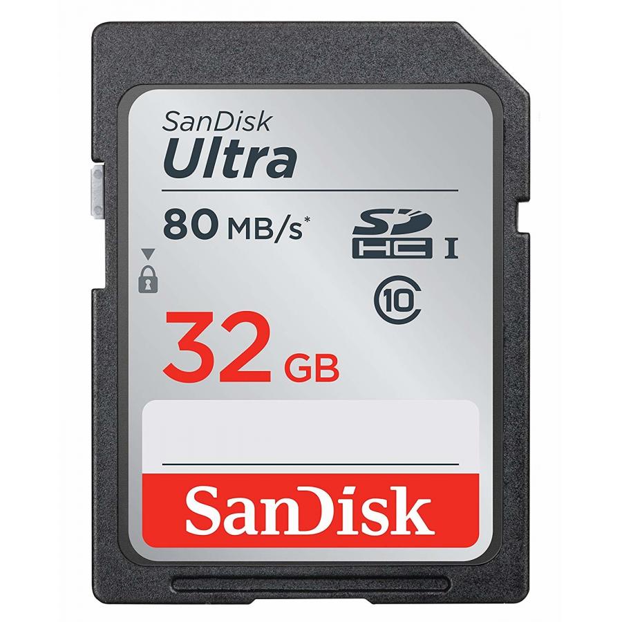 Карта памяти SanDisk SDHC 32GB Class 10 UHS-I Ultra 80MB/s (SDSDUNC-032G-GN6IN) - фото 1