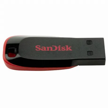 Флешка SanDisk Cruzer Blade 64Gb (SDCZ50-064G-B35) USB2.0 черный...