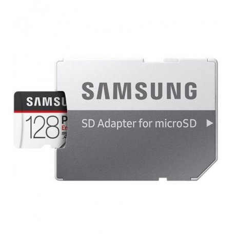 Карта памяти Samsung microSDHC PRO Endurance 128Gb+SD adapter (MB-MJ128GARU) - фото 2