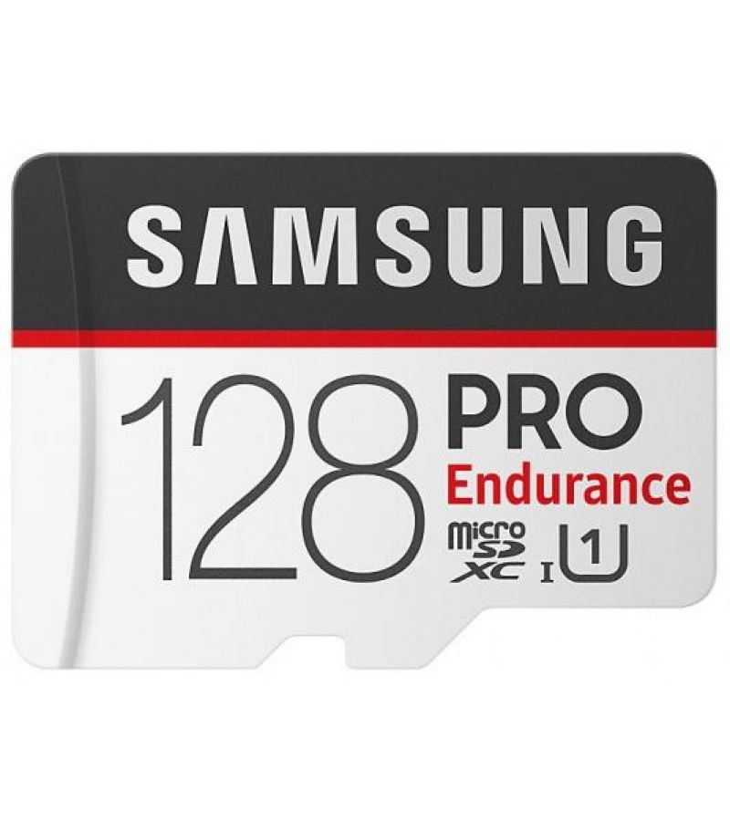 Карта памяти Samsung microSDHC PRO Endurance 128Gb+SD adapter (MB-MJ128GARU) - фото 1