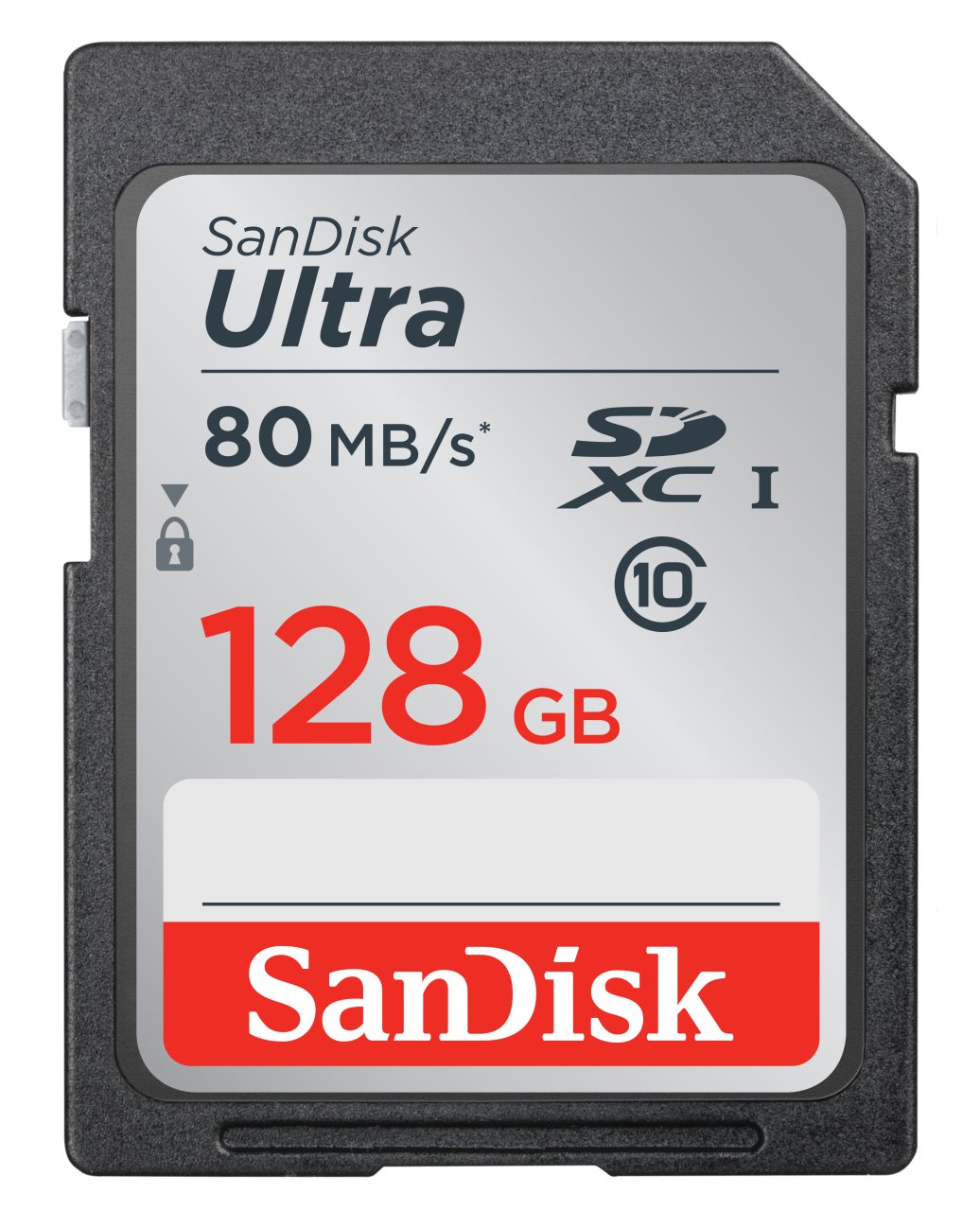 Карта памяти SanDisk 128Gb Ultra SDXC Class 10 UHS-I (80/10 MB/s)