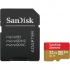 Карта памяти SanDisk Extreme microSDHC 32GB + SD Adapter + Rescu...
