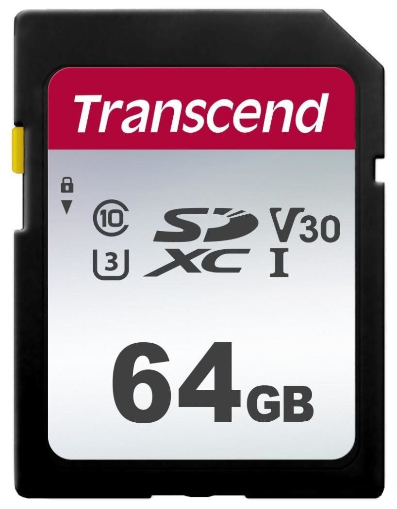 Карта памяти Transcend 64GB UHS-I U3 SD card TS64GSDC300S - фото 1