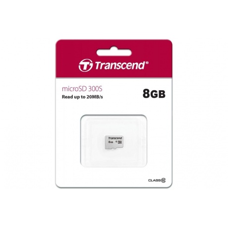 

Карта памяти Transcend 8GB Class10 microSD w/o adapter