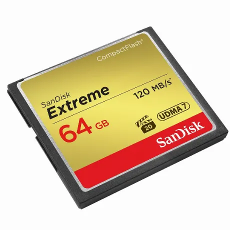 Карта Памяти CF 64Gb Sandisk Extreme (120/85 Mb/s)