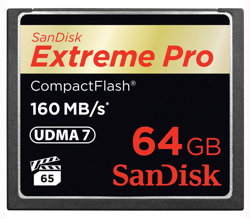 Карта Памяти CF 64Gb Sandisk Extreme Pro (160/150 Mb/s)