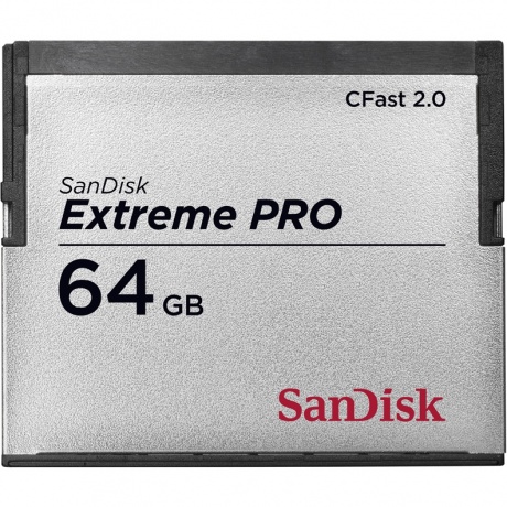 

Карта Памяти CFast 2.0 64Gb Sandisk Extreme Pro (525/430 MB/s)