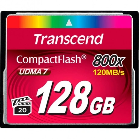 Карта Памяти CF 128Gb Transcend 800X (120/60 Mb/s)