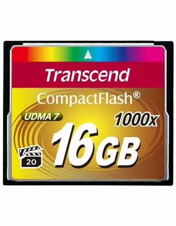 Карта Памяти CF 16Gb Transcend 1000X (160/120 Mb/s)