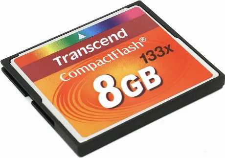 Карта Памяти CF 8Gb Transcend 133X (45/20 Mb/s)