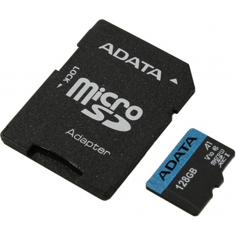

Карта памяти Adata micro SDXC 128Gb Premier UHS-I U1 V10 A1 + ADP (85/25 Mb/s)