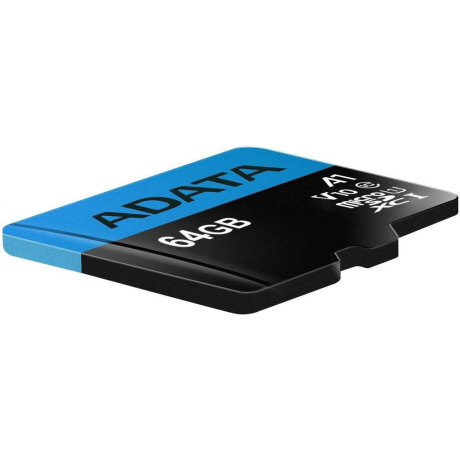 Карта памяти Adata micro SDXC 64Gb Premier UHS-I U1 V10 A1 + ADP (85/25 Mb/s) - фото 4
