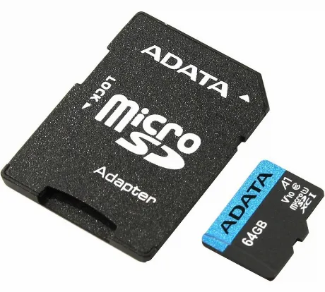 Карта памяти Adata micro SDXC 64Gb Premier UHS-I U1 V10 A1 + ADP...