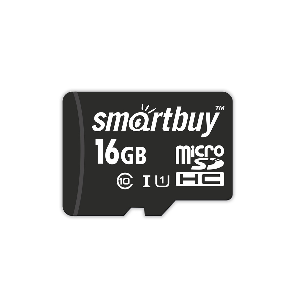 Карта памяти SmartBuy micro SDHC 16Gb Class 10 UHS-I карта памяти адаптер micro sdhc smartbuy class 10 8 gb