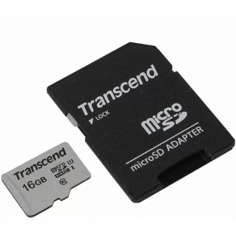 

Карта памяти Transcend micro SDHC 16Gb 300S UHS-I U1 + ADP (90/45 Mb/s)
