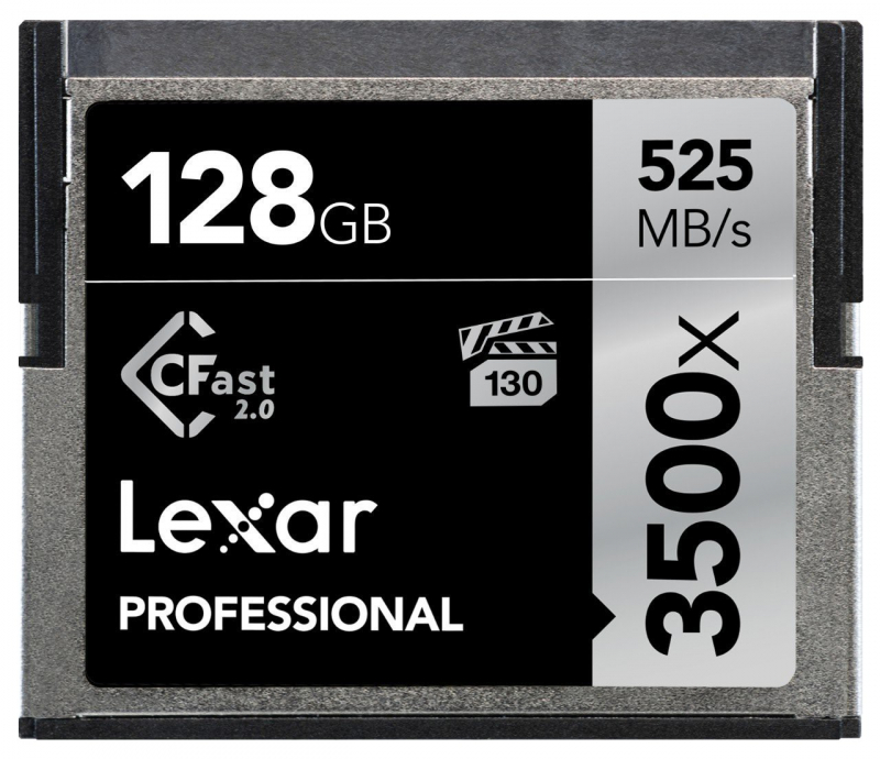 Фото - Карта Памяти CFast 2.0 128Gb Lexar Professional 3500x (525/445 MB/s) карта памяти lexar professional 1066x compactflash 128gb