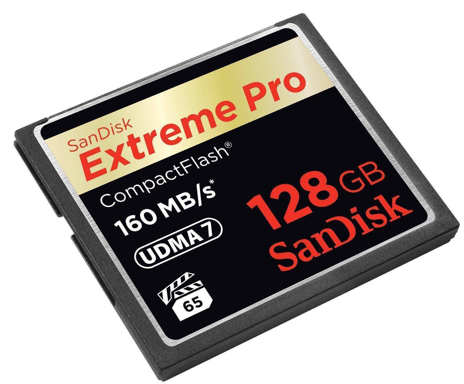 Карта Памяти CF 128Gb Sandisk Extreme Pro (160/150 Mb/s) карта памяти sandisk canon extreme pro compactflash memory card 160 mb s 128gb