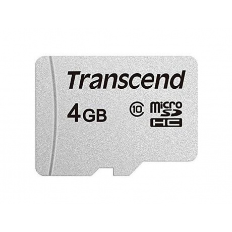 Карта памяти Transcend microSDHC 4Gb Class10 TS4GUSD300S